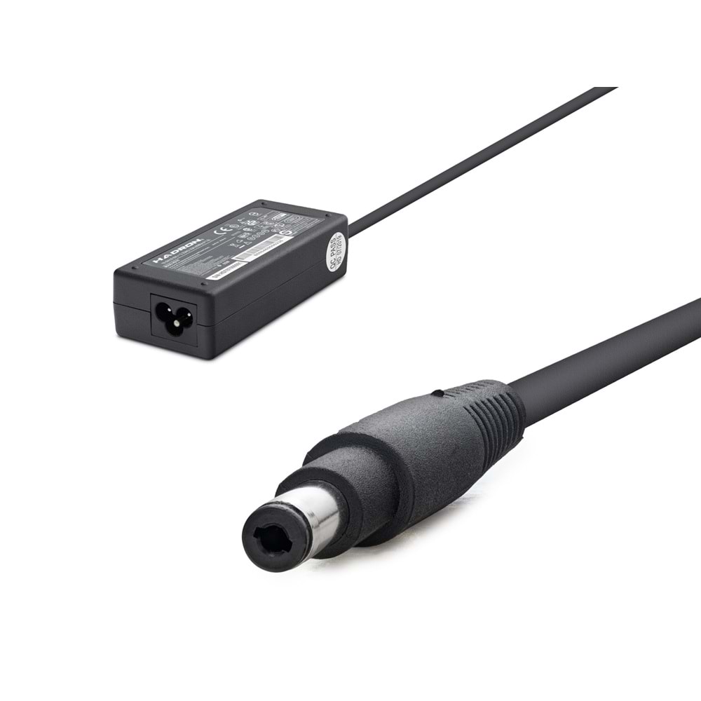 HADRON HD787 Laptop Adaptörü 65W 19.5V 3.33A 4.5x1.5 mm HP Dell Siyah