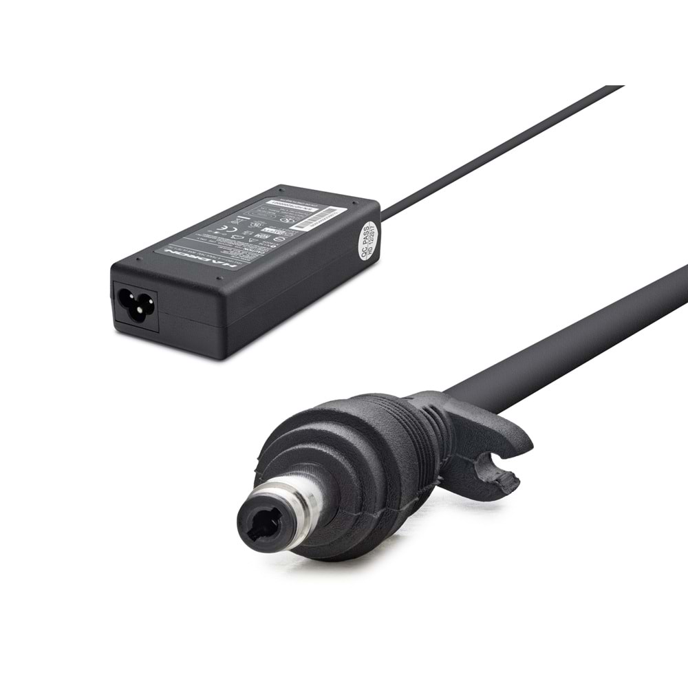 HADRON HD792 Laptop Adaptörü 90W 19V 4.74A 4.8x1.75 mm HP Asus Samsung Siyah