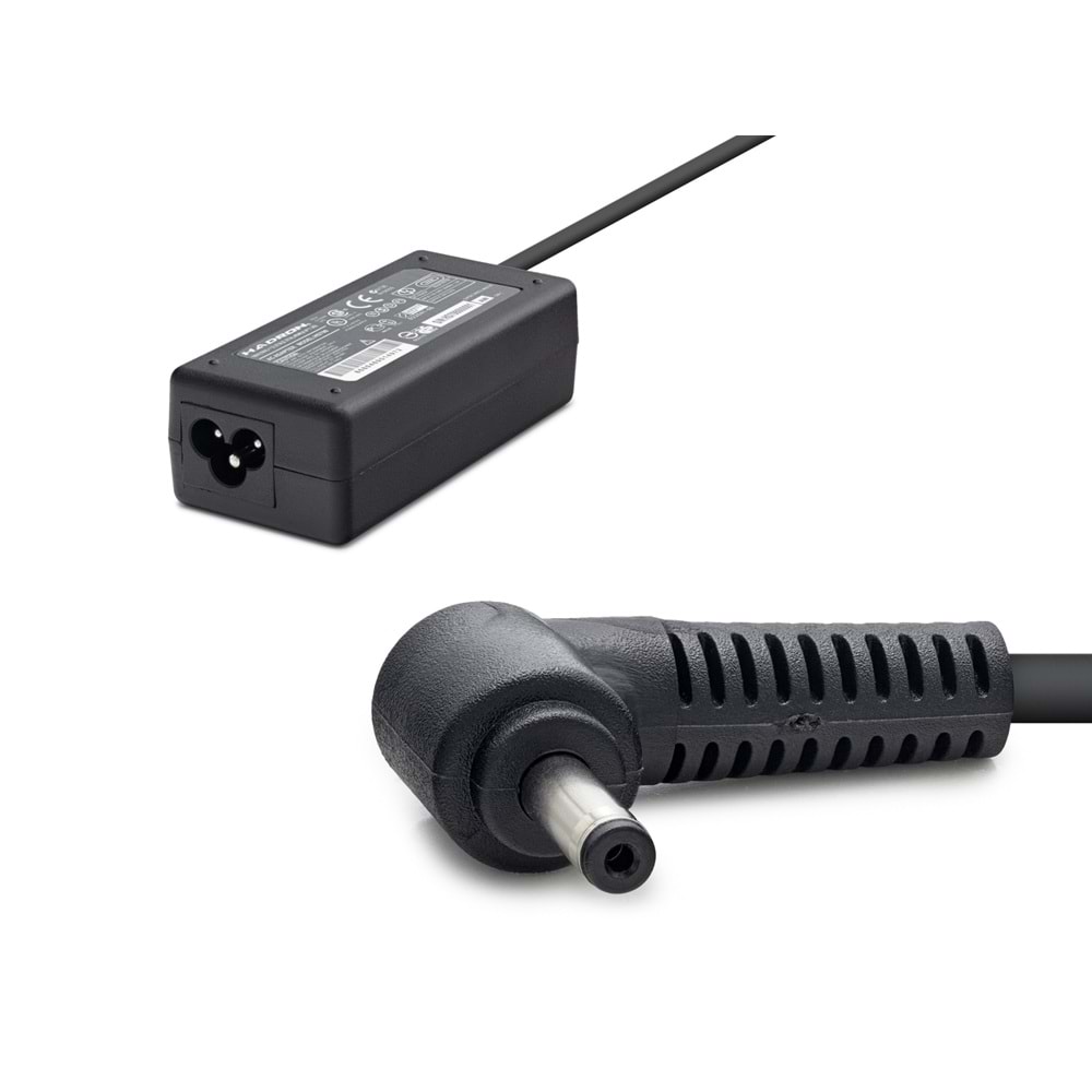 HADRON HD798 Laptop Adaptörü 45W 19V 2.37A 4.0x1.35 mm Asus HP Toshiba Siyah