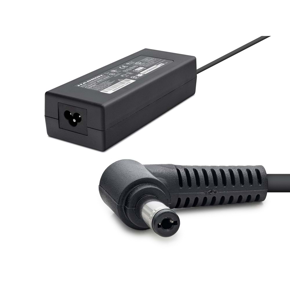 HADRON HD8800 Laptop Adaptörü 120W 19V 6.32A 5.5x2.5 mm Asus Toshiba MSI Siyah