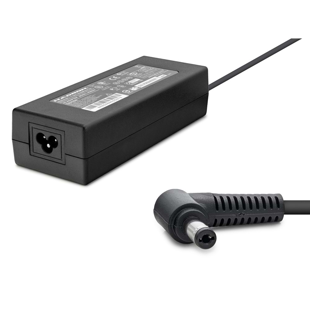 HADRON HD8844 Laptop Adaptörü 150W 19.5V 7.7A 5.5x2.5 mm Asus MSI Siyah