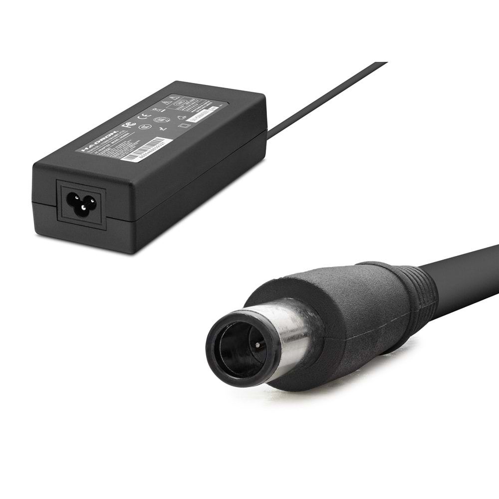 HADRON HD8864 Laptop Adaptörü 130W 19.5V 6.7A 7.4x5.0 mm Dell XPS Siyah