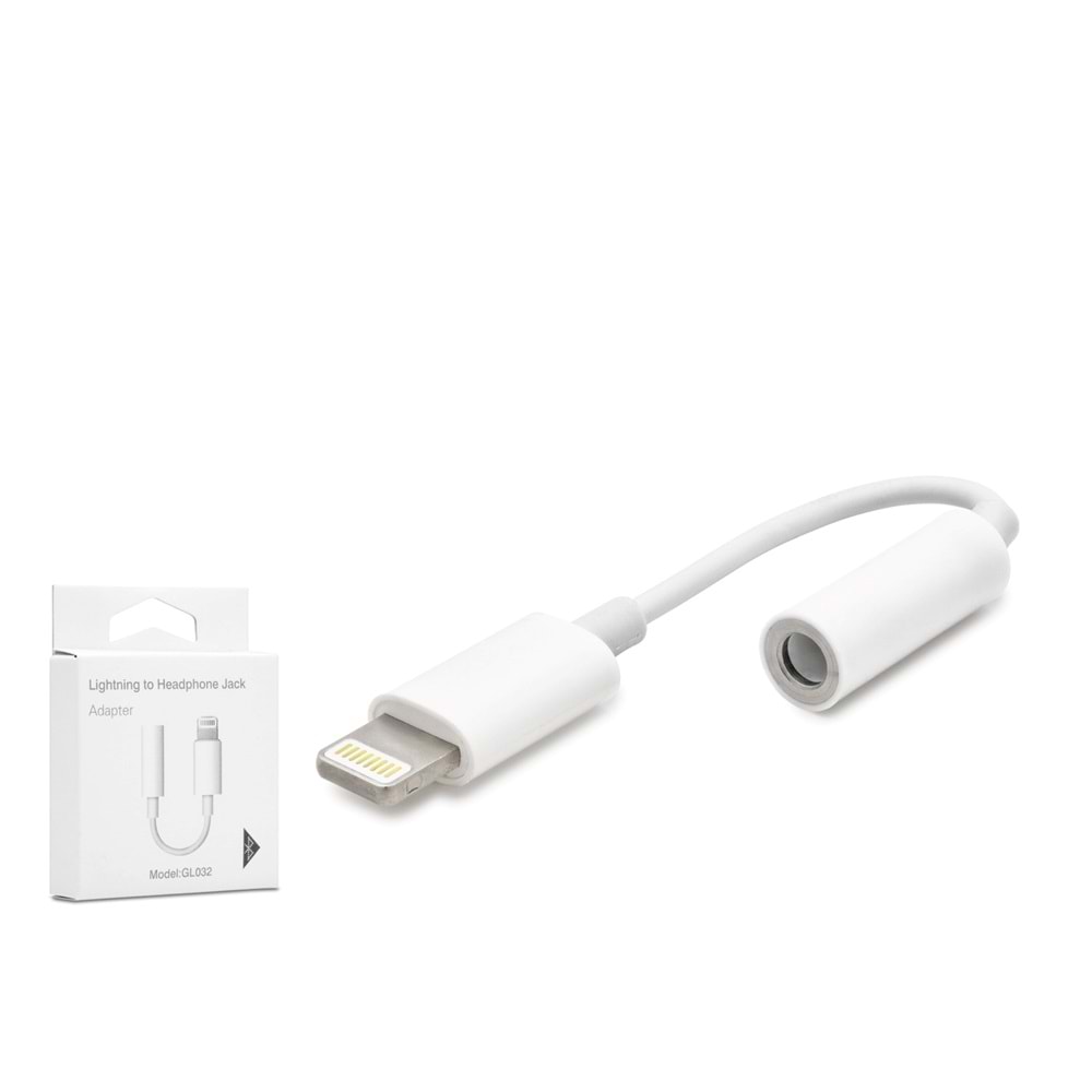 HADRON HDX1003 Lightning 3.5 mm Bluetooth Ses Kablosu Beyaz
