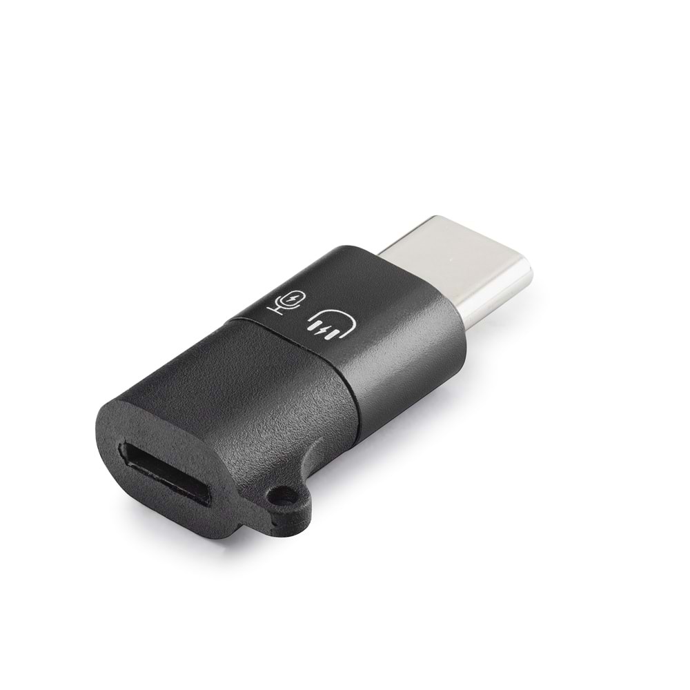 HADRON HDX1085 Type-C Lightning Kablosuz Mikrofon ve Şarj Adaptörü Siyah