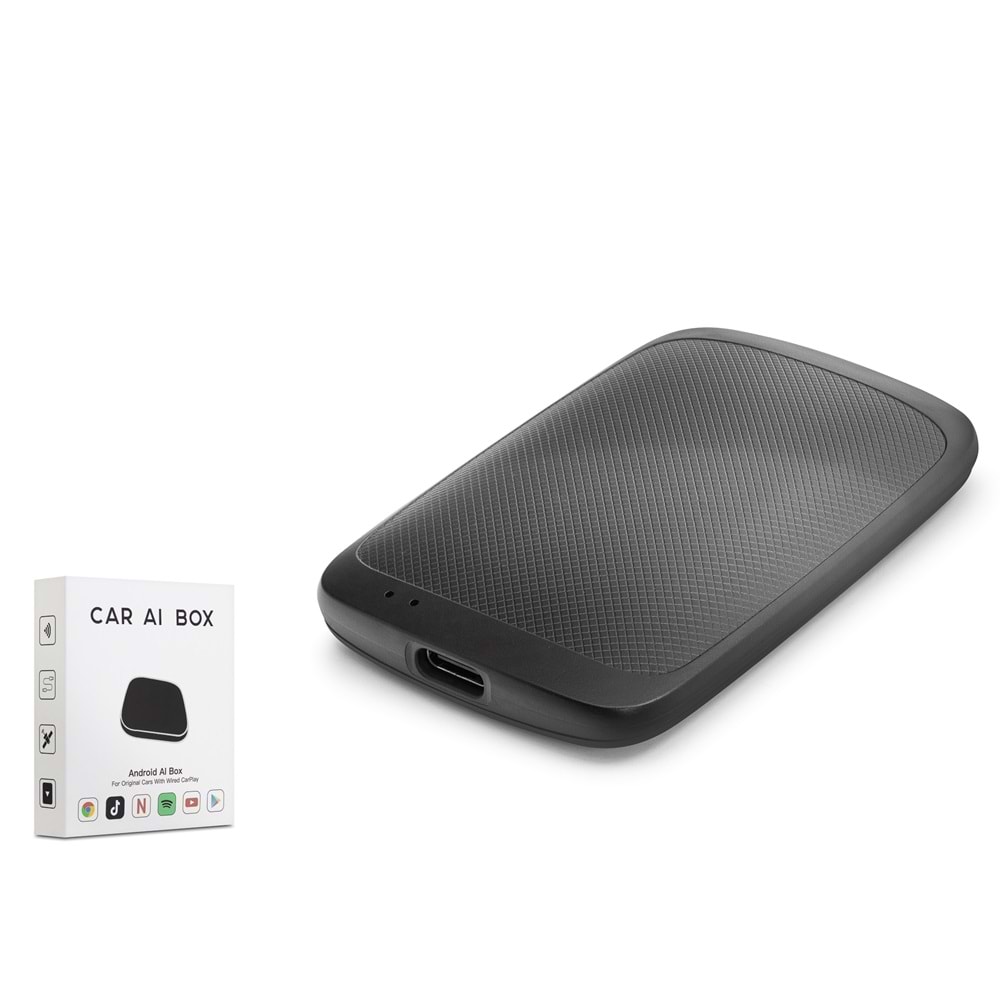 HADRON HDX1399 CarPlay Android Auto Smart AI Box 128GB TF Kart Destekli Siyah