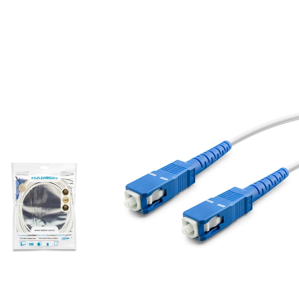 HADRON HDX5573 Toslink Fiber Optik Ses Kablosu 3 m Beyaz