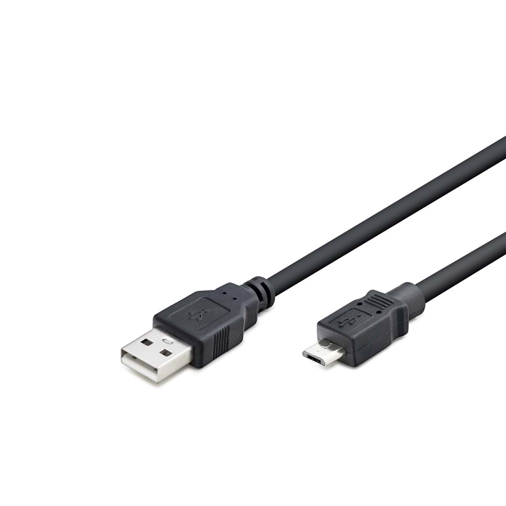 HADRON HDX7551 Micro USB Şarj ve Data Kablosu 1.8 m PVC Siyah