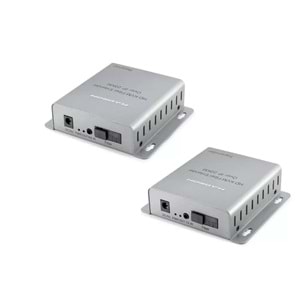 HADRON HDX1364 HDMI KVM Fiber Extender Loop Out IR 1080p 60 Hz 20 km Gri