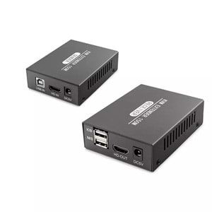 HADRON HDX1377 HDMI KVM Extender Loop Out IR 1080p 60 Hz 150 m Siyah