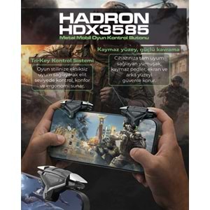 HADRON HDX3585 Mobil Oyun Kontrol Aparatı 2 Butonlu Siyah