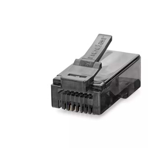 NODAR ND2402 CAT6 EZ RJ45 Konnektör 100 Adetli Kutu Siyah