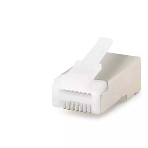 NODAR ND2422 CAT6E EZ RJ45 Metal Konnektör 100 Adetli Kutu Beyaz