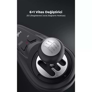 NODAR ND705 PXN V10 Oyuncu Direksiyon Seti 3.2Nm Force Feedback 3 Pedallı PS4 PC Xbox Uyumlu Siyah