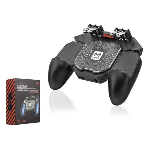 HADRON DL100 Soğutucu Fanlı Telefon Tutuculu Mobil Gamepad 4 Butonlu 4000 mAh Siyah