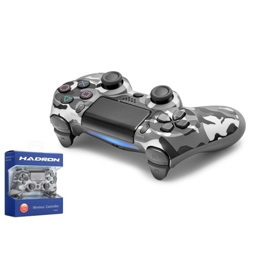 HADRON HD323AA Bluetooth GamePad Oyun Kolu PS4 Uyumlu DoubleShock 4 Gri Kamuflaj
