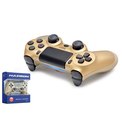HADRON HD323G Bluetooth GamePad Oyun Kolu PS4 Uyumlu DoubleShock 4 Gold