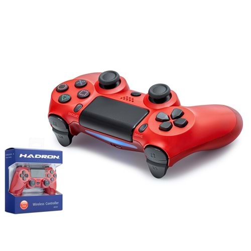HADRON HD323K Bluetooth GamePad Oyun Kolu PS4 Uyumlu DoubleShock 4 Kırmızı