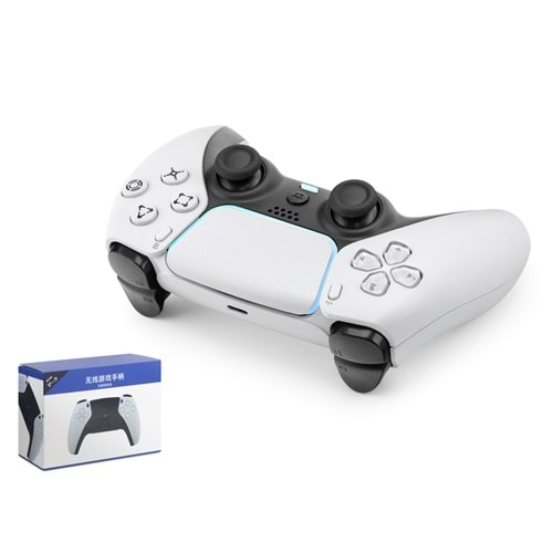 HADRON HD332W Kablosuz GamePad Oyun Kolu PS5 Uyumlu Dokunmatik Panelli Beyaz