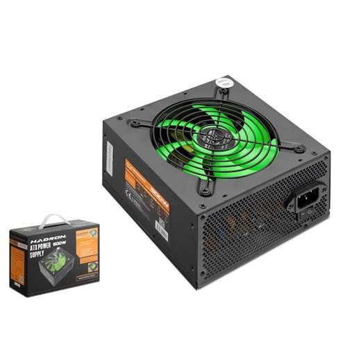 HADRON HD412 PC Power Supply Güç Kaynağı 500W 12 cm Fan ATX Siyah