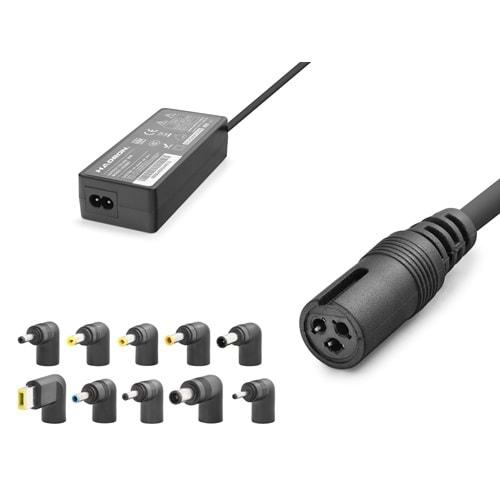 HADRON HD8887 Universal Laptop Adaptörü 90W 19.5V 4.62A 10 Uçlu Siyah