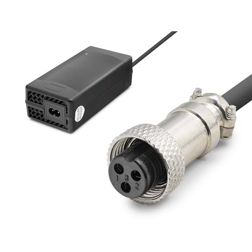 HADRON HD8889 Scooter Adaptörü 29.4V 5A 147W 3 Pin 9 mm Siyah
