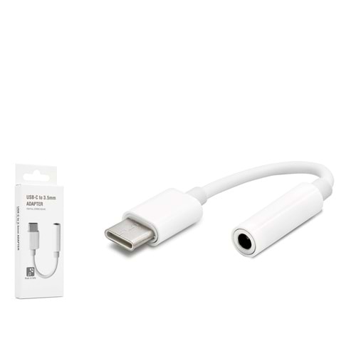 HADRON HDX1002 Type-C 3.5 mm Ses Kablosu Xiaomi Uyumlu Beyaz