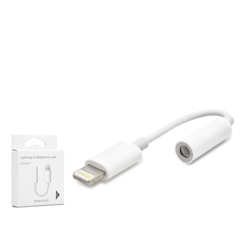 HADRON HDX1003 Lightning 3.5 mm Bluetooth Ses Kablosu Beyaz