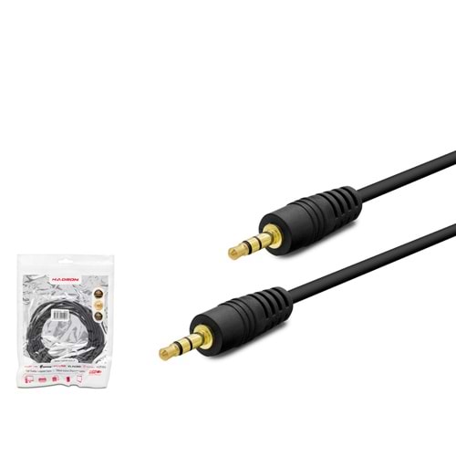 HADRON HDX1030 3.5 mm TRS AUX Kablosu 3 m Siyah
