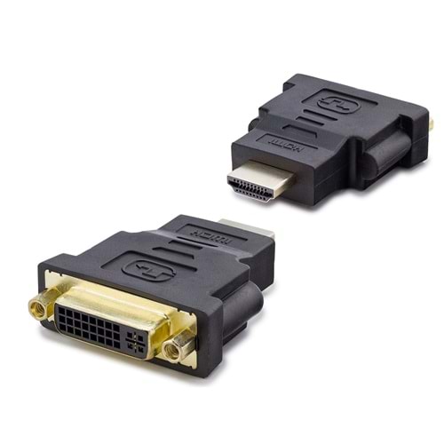 HADRON HDX1255 HDMI to DVI-I 24+5 Görüntü Dönüştürücü 1080p Siyah