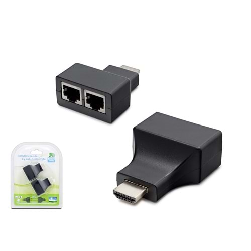 HADRON HDX1298 HDMI Mini Extender 1080p 30 m Siyah