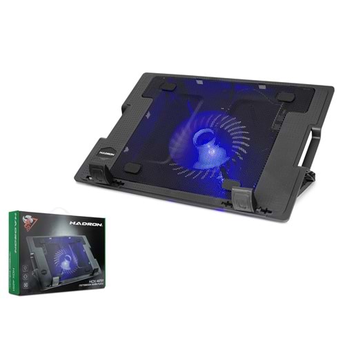 HADRON HDX4251 Laptop Soğutucu Tek Fanlı LED 13-15.6 İnç Siyah