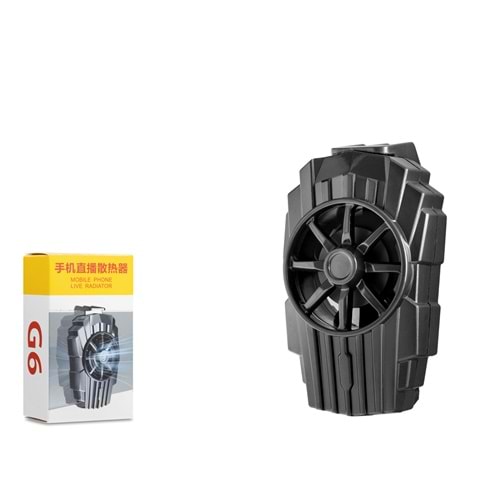 HADRON HDX4611 Klipsli Telefon Soğutucu Fan Siyah