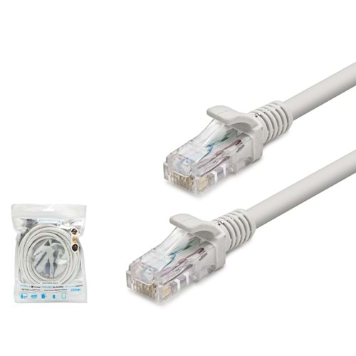 HADRON HDX5028 Cat6 Ethernet Patch Kablosu 1 Gbps 250 MHz 3 m Beyaz