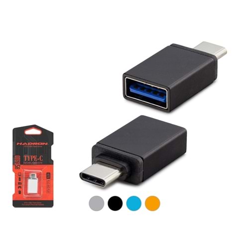 HADRON HDX5051 Type-C to USB 3.0 OTG Metal Gövde Dönüştürücü Adaptör
