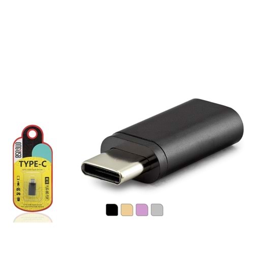 HADRON HDX5053 Type-C to Lightning Şarj Dönüştürücü Adaptör Çok Renkli