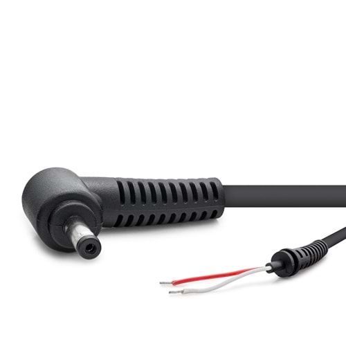 HADRON HDX5516 Laptop Adaptör DC Jack Kablosu 4.0x1.35 mm L Tip 1.2 m 90W Siyah