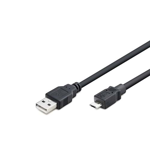 HADRON HDX7567 Micro USB Şarj ve Data Kablosu PS4 Gamepad Uyumlu 1.8 m PVC Siyah