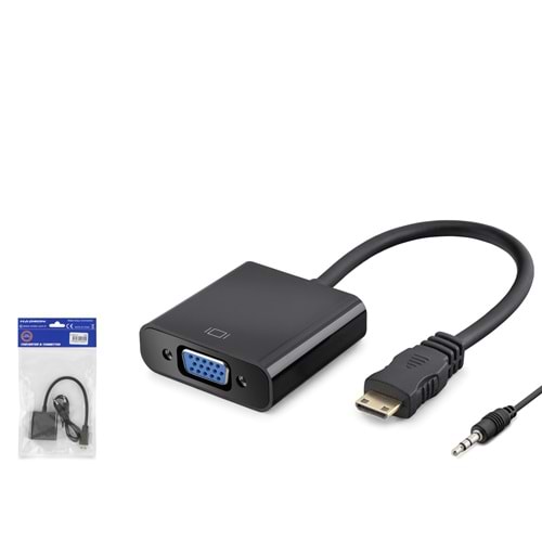 HADRON HDX7862 Type-C to HDMI Görüntü Dönüştürücü 4K 60 Hz Siyah