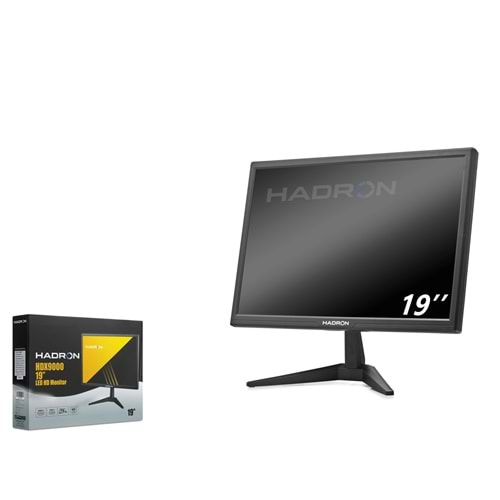 HADRON HDX9000 19 İnç LED Monitör HDMI VGA 75Hz 1440x900 Siyah