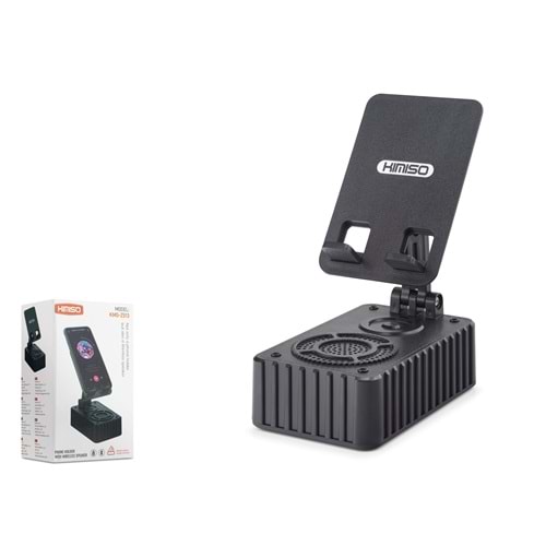 KIMISO KMSZ513 Ayarlanabilir Bluetooth Hoparlörlü Telefon Standı Siyah