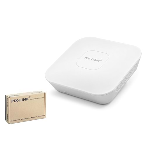 PIXLINK CAP15 Tavan Tipi WiFi Access Point PoE Destekli 5 GHz 1200 Mbps Beyaz