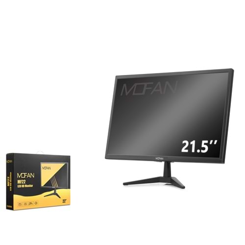 MOFAN MF22 21.5 İnç LED Monitör Dahili Hoparlörlü HDMI VGA 75Hz 1680x1050 Siyah