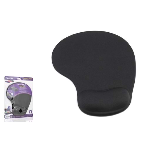 NODAR ND1501S Jel Bilek Destekli Mouse Pad 190 x 230 mm Siyah