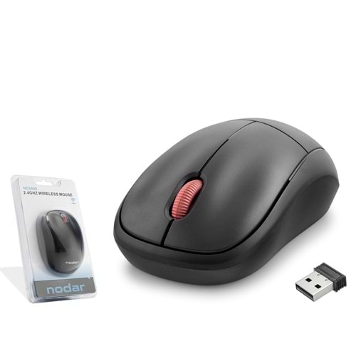 NODAR ND3409 Kablosuz Mouse 2.4 GHz 1200 DPI Siyah