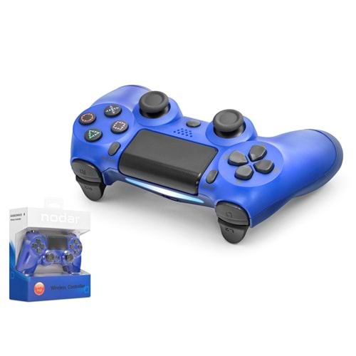 NODAR ND400C Bluetooth GamePad Oyun Kolu PS4 Uyumlu DoubleShock 4 Mavi