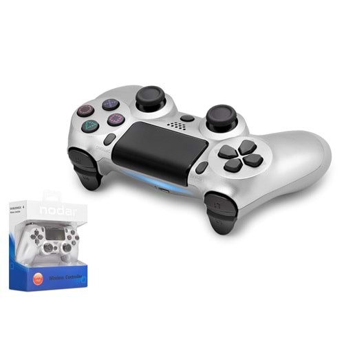 NODAR ND400H Bluetooth GamePad Oyun Kolu PS4 Uyumlu DoubleShock 4 Gri