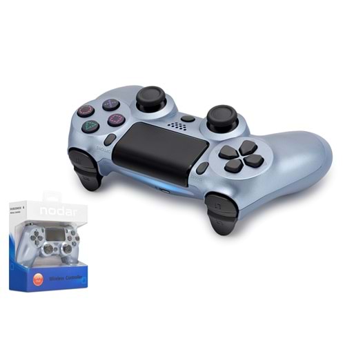 NODAR ND400K Bluetooth GamePad Oyun Kolu PS4 Uyumlu DoubleShock 4 Metalik Mavi