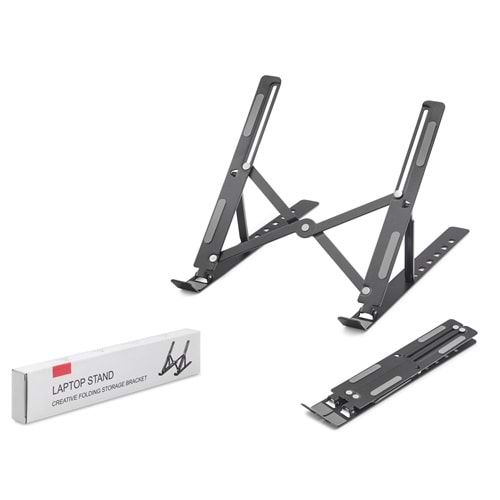 NODAR ND8031 Ayarlanabilir Katlanabilir Tablet ve Laptop Standı Metal Siyah