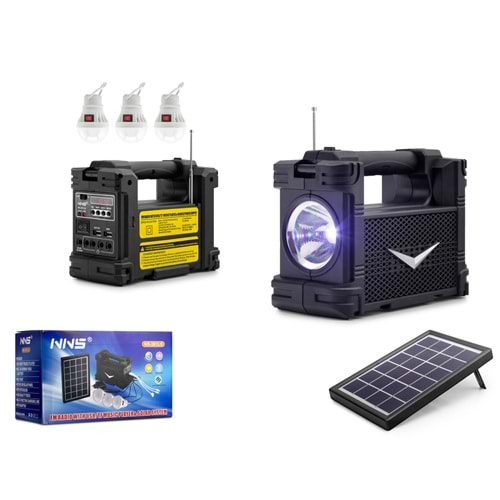 NNS NS261LS Bluetooth Nostalji Solar Speaker