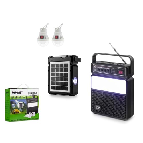 NNS NS2730LS Bluetooth Nostalji Solar Speaker